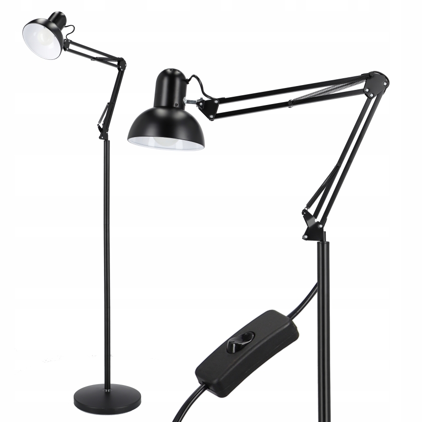 Lampadaire 1xE27/40W/230V noir
