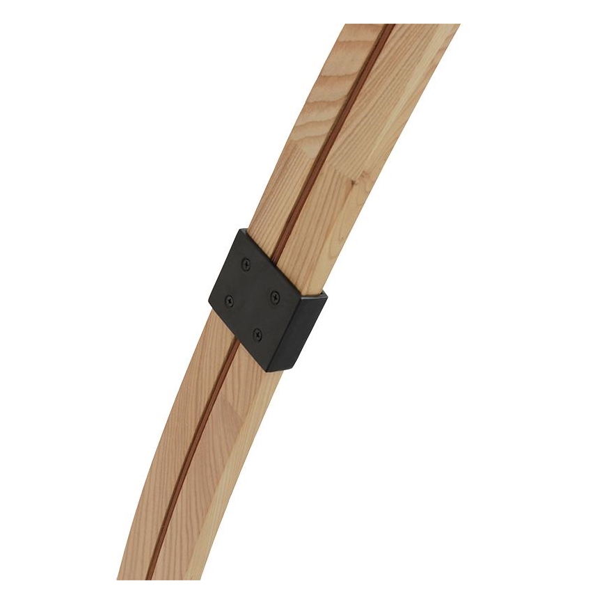Lampadaire 1xE27/60W/230V frêne/noir