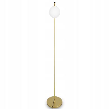 Lampadaire 1xG9/40W/230V doré/blanc