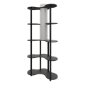 Lampadaire à étagères NOTO 1xE27/40W/230V noire