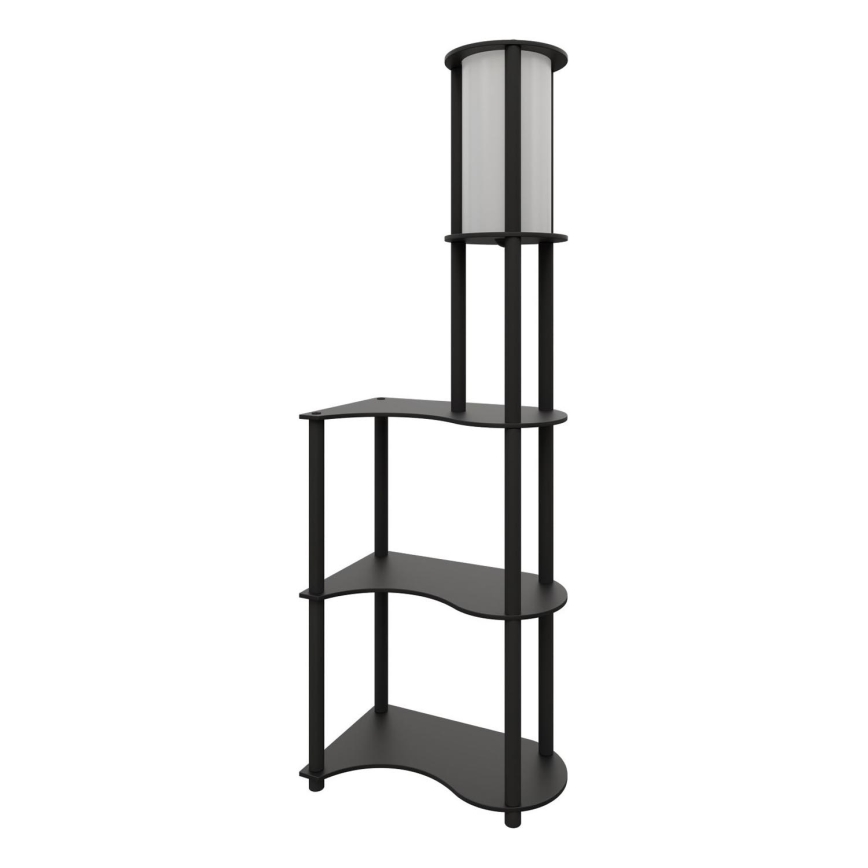 Lampadaire à étagères NOTO 1xE27/40W/230V noire