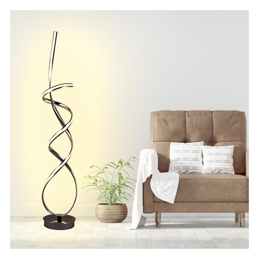 Lampadaire à intensité variable LED/80W/230V 3000-6500K + télécommande