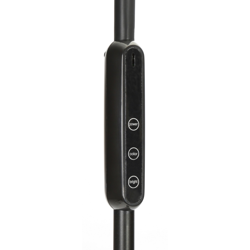Lampadaire à intensité variable LED/9W/230V 3000-6500K noir + télécommande