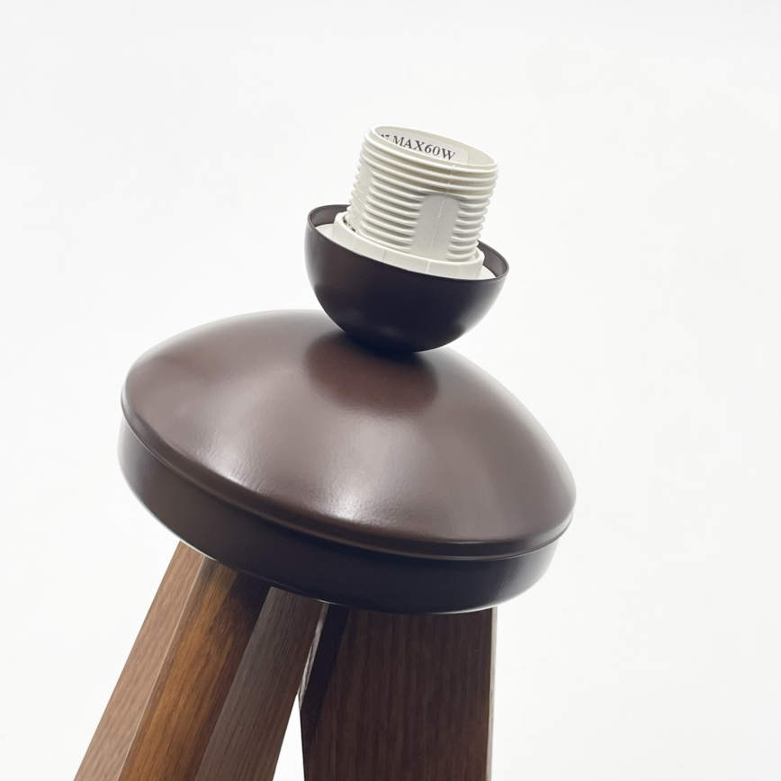 Lampadaire AIDA 1xE27/15W/230V chêne/raphia