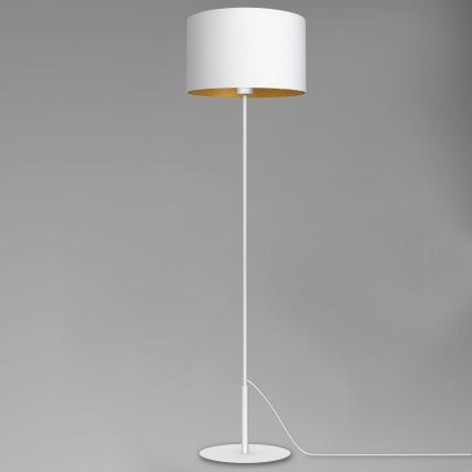 Lampadaire ARDEN 1xE27/60W/230V blanc/doré