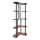 Lampadaire avec étagères 1xE27/40W/230V 150 cm noir/marron
