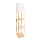 Lampadaire avec étagères 1xE27/60W/230V blanc/marron