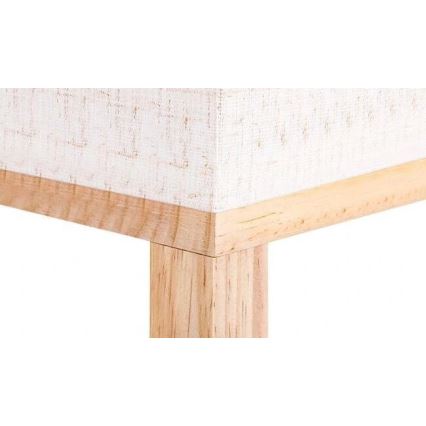Lampadaire avec étagères 1xE27/60W/230V blanc/marron