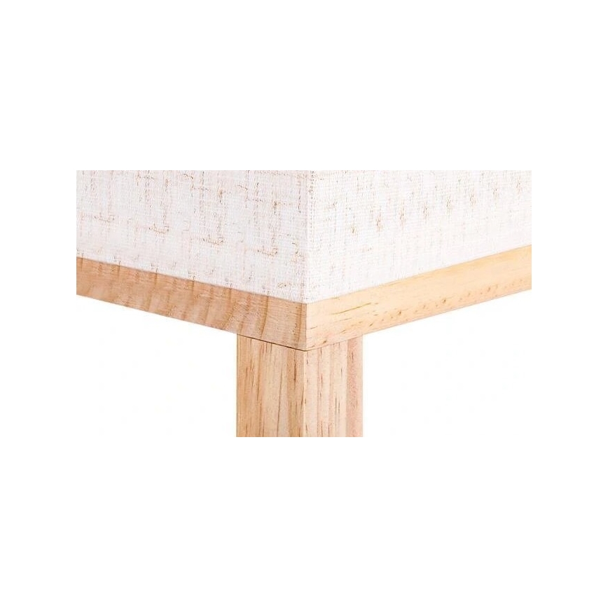 Lampadaire avec étagères 1xE27/60W/230V blanc/marron