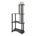 Lampadaire avec étagères NOTO 1xE27/40W/230V noire