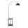 Lampadaire avec table 1xE27/60W/230V noir