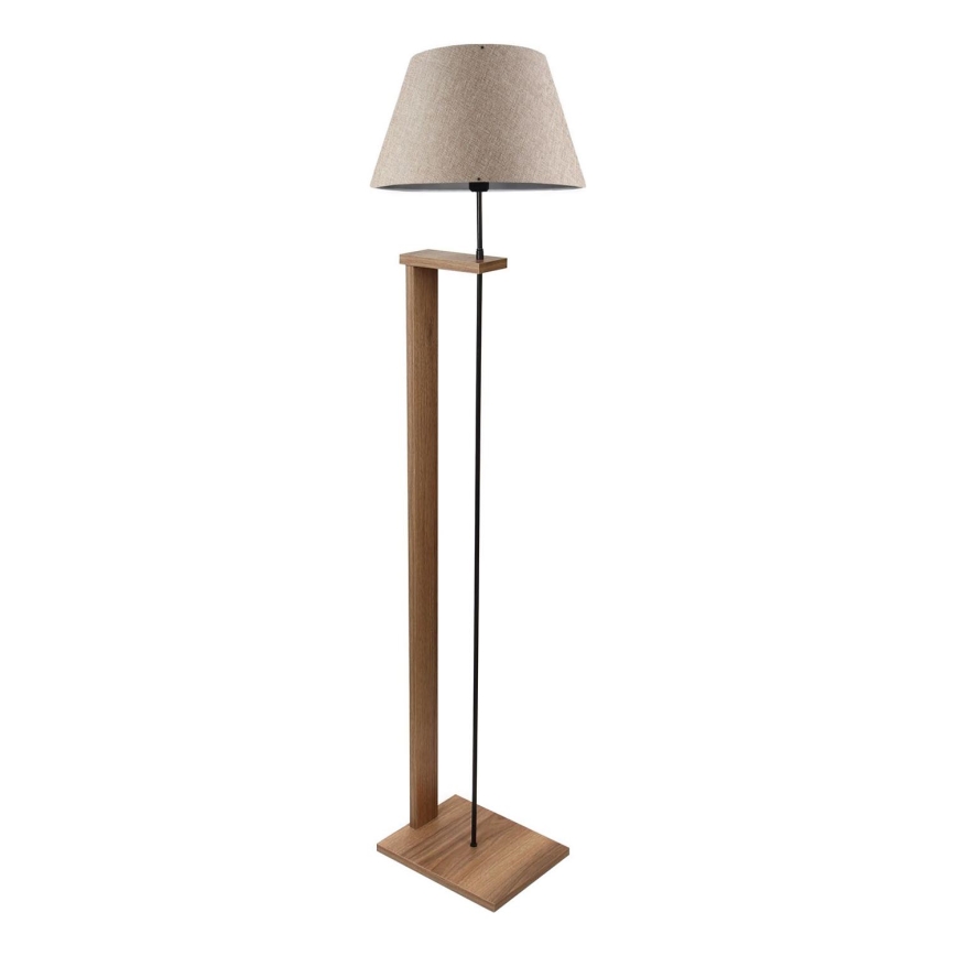 Lampadaire AYD 1xE27/40W/230V beige/marron
