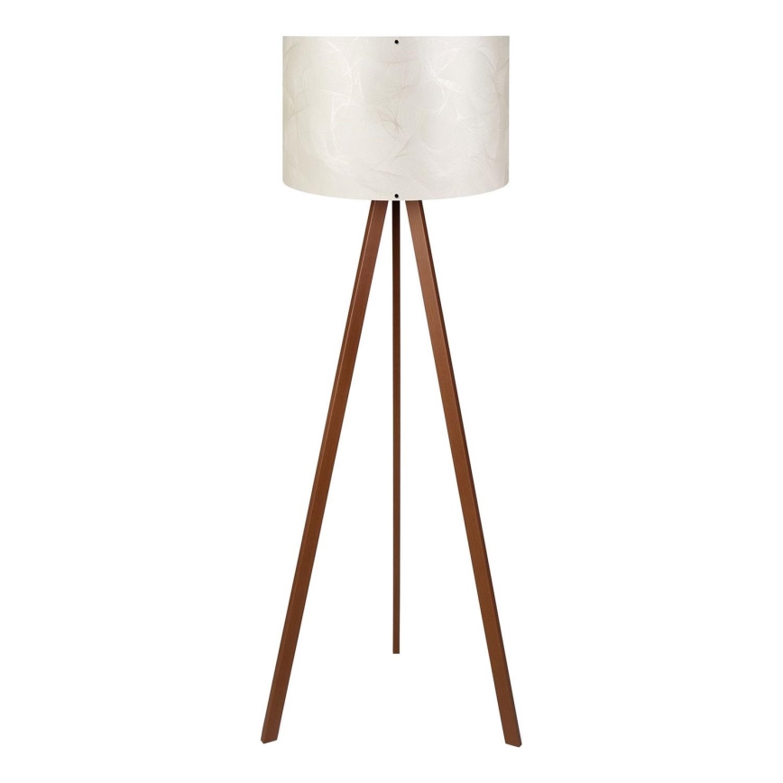 Lampadaire AYD 1xE27/40W/230V blanc/marron