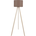 Lampadaire AYD 1xE27/40W/230V marron/beige