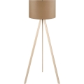 Lampadaire AYD 1xE27/40W/230V marron/beige