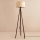 Lampadaire AYD 1xE27/40W/230V marron/beige