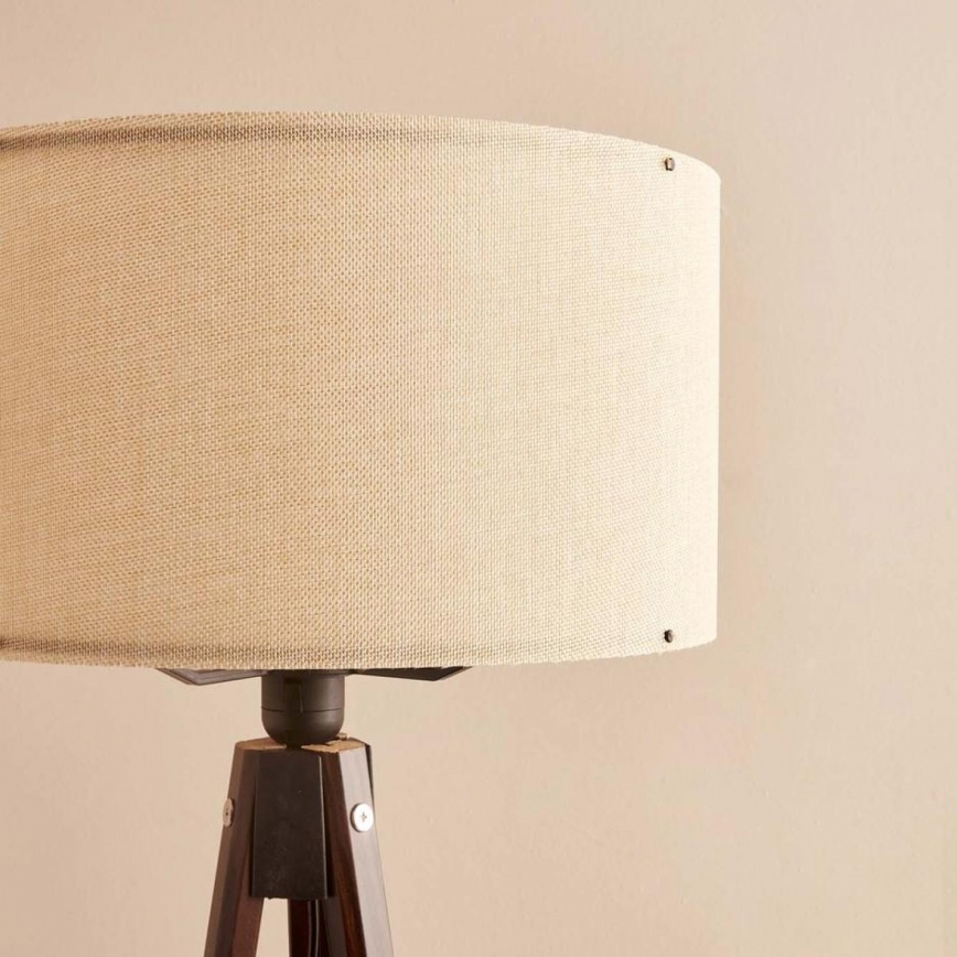 Lampadaire AYD 1xE27/40W/230V marron/beige