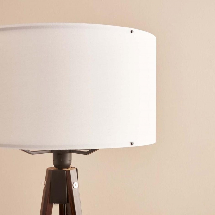 Lampadaire AYD 1xE27/40W/230V marron/beige