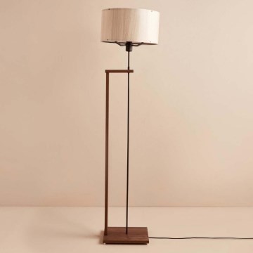 Lampadaire AYD 1xE27/40W/230V marron/beige