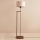 Lampadaire AYD 1xE27/40W/230V marron/beige