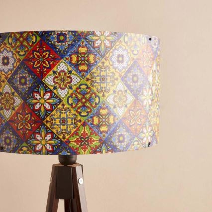 Lampadaire AYD 1xE27/40W/230V marron/multicolore