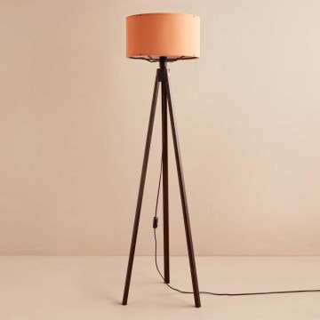 Lampadaire AYD 1xE27/40W/230V marron/orange