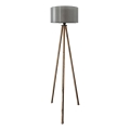 Lampadaire AYD 1xE27/40W/230V noir/marron