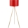 Lampadaire AYD 1xE27/40W/230V rouge/beige