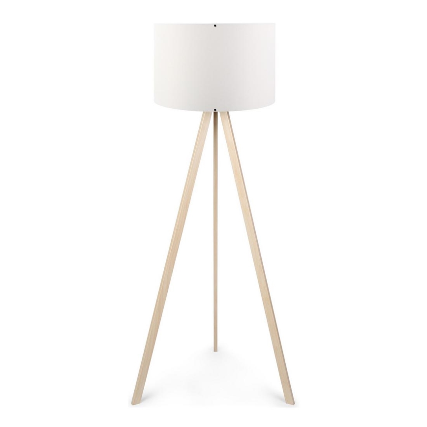 Lampadaire AYD 1xE27/60W/230V blanc/beige