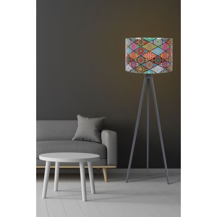 Lampadaire AYD 1xE27/60W/230V multicolore/gris