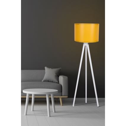 Lampadaire AYD 1xE27/60W/230V orange/blanc