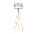 Lampadaire CORAL 1xE27/60W/230V beige/blanc/chrome mat