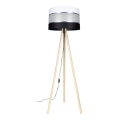 Lampadaire CORAL 1xE27/60W/230V beige/noir/blanc/chrome mat
