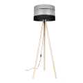 Lampadaire CORAL 1xE27/60W/230V beige/noir/gris/doré
