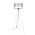 Lampadaire CORAL 1xE27/60W/230V blanc/chrome mat