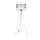 Lampadaire CORAL 1xE27/60W/230V blanc/chrome mat