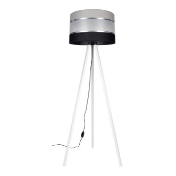 Lampadaire CORAL 1xE27/60W/230V blanc/noir/gris/chrome mat