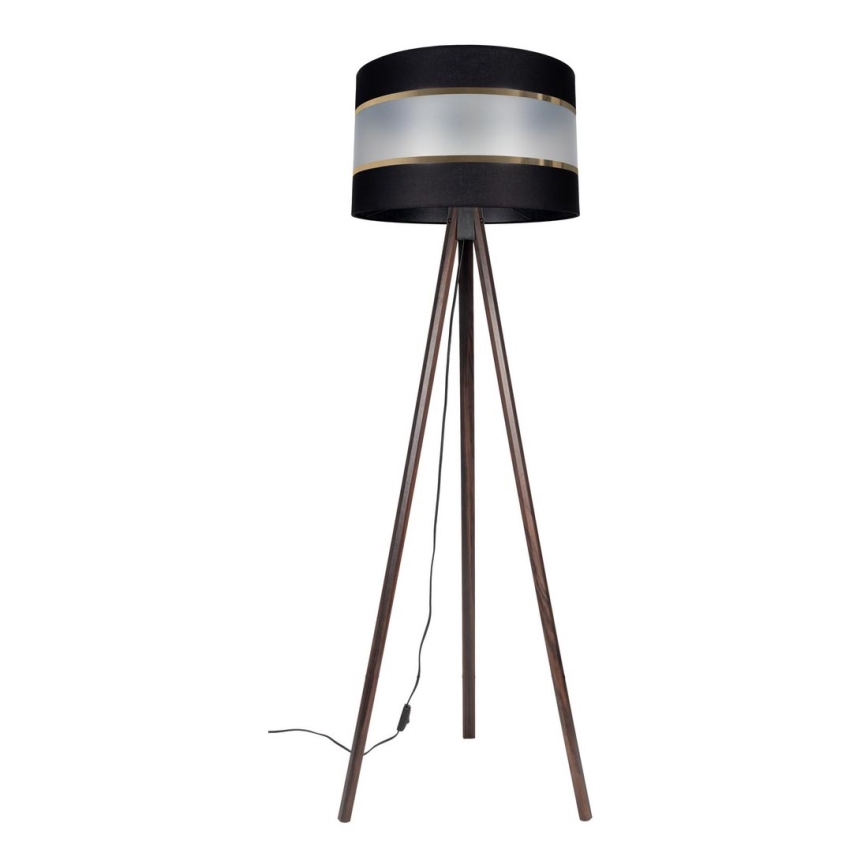 Lampadaire CORAL 1xE27/60W/230V marron/noir/doré