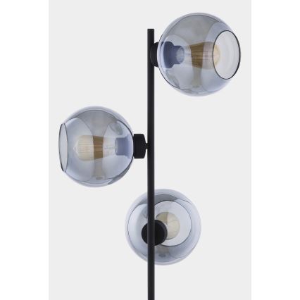 Lampadaire CUBUS 3xE27/60W/230V noir