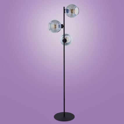 Lampadaire CUBUS 3xE27/60W/230V noir