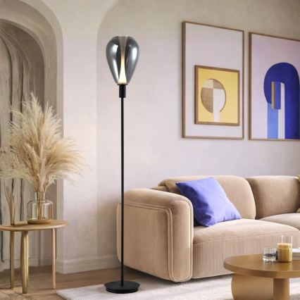 Lampadaire DENSO 1xG9/5W/230V chrome noir