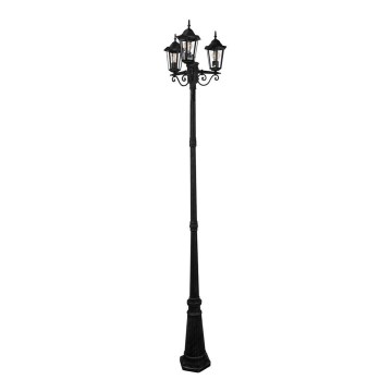 Lampadaire d'extérieur LIGURIA 3xE27/60W/230V IP43 2,5m