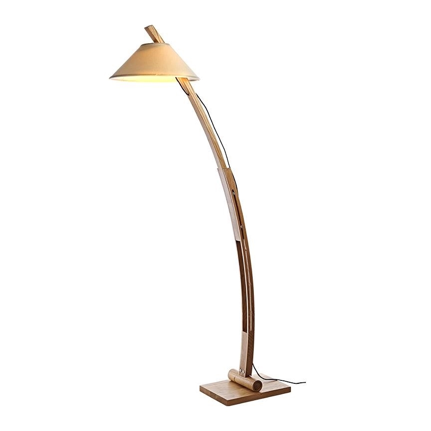Lampadaire en frêne massif 1xE27/60W/230V