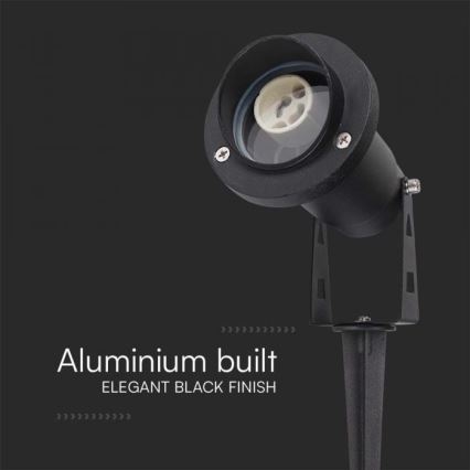 Lampadaire extérieur 1xGU10/35W/230V IP65