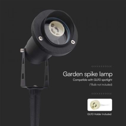 Lampadaire extérieur 1xGU10/35W/230V IP65