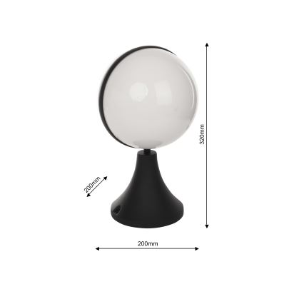 Lampadaire extérieur CIRCULO 1xE27/40W/230V IP44