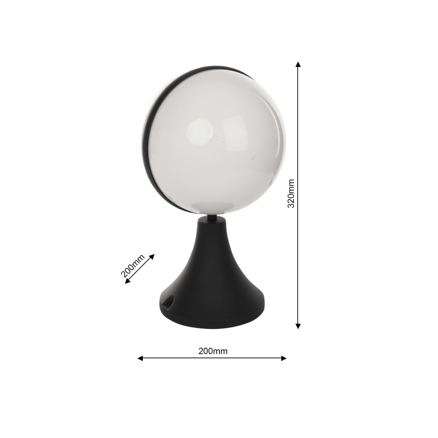 Lampadaire extérieur CIRCULO 1xE27/40W/230V IP44
