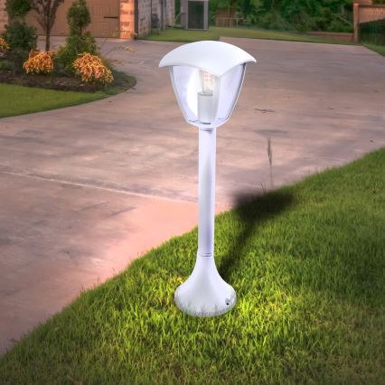 Lampadaire extérieur FOX 1xE27/40W/230V IP44 blanc