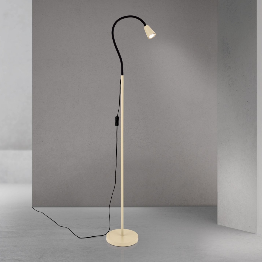 Lampadaire flexible DOTTY 1xGU10/10W/230V beige/noir