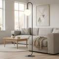 Lampadaire FLOR 1xE14/10W/230V noir